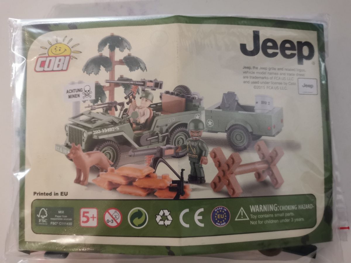 Cobi 24192 Jeep Willys MB with 1/4 Ton Cargo Trailer gebraucht