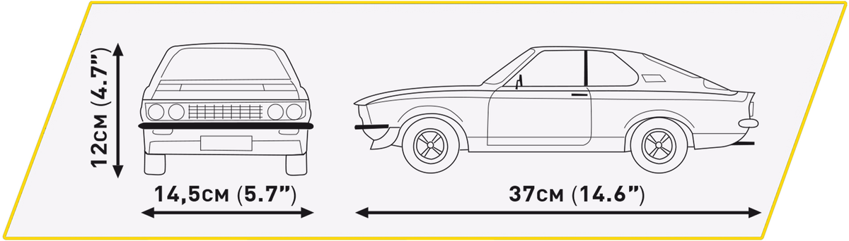 Cobi 24338 1970 Opel Manta A Executive Edition