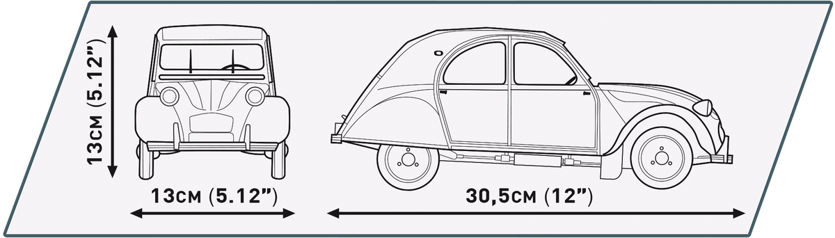 Cobi 24340 Citroen 2CV Charlston Executive Edition