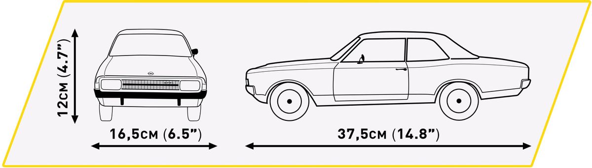 Cobi 24344 Opel Rekord C Coupe Executive Edition