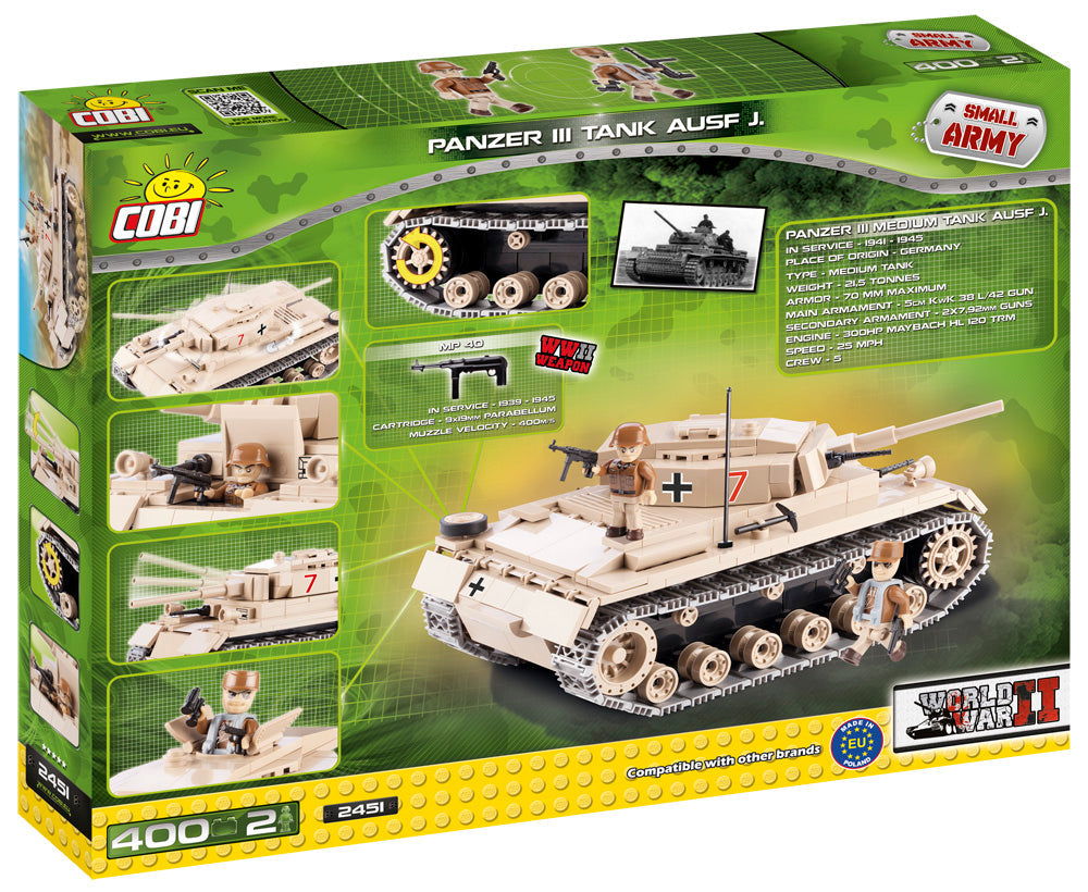 Cobi 2451 Panzer III Ausf. J (1/2014)