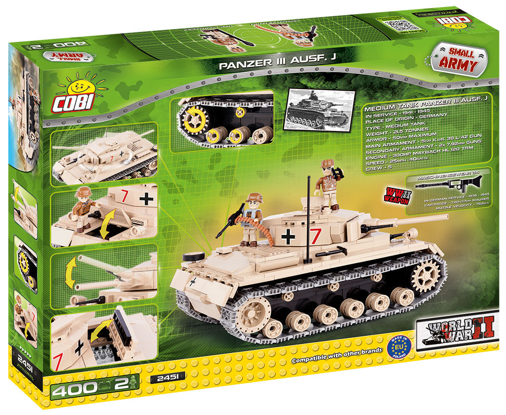 Cobi 2451 Panzer III Ausf. J (1/2016)