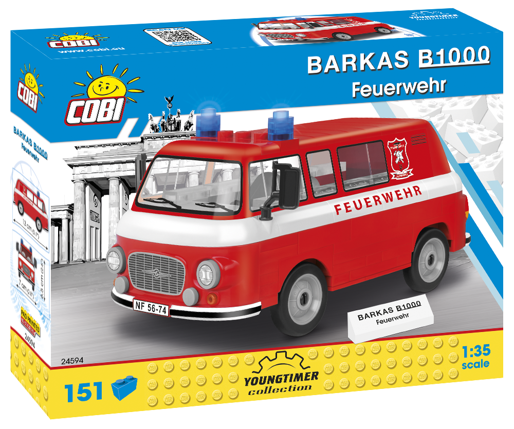 Cobi 24594 Barkas B1000 Feuerwehr