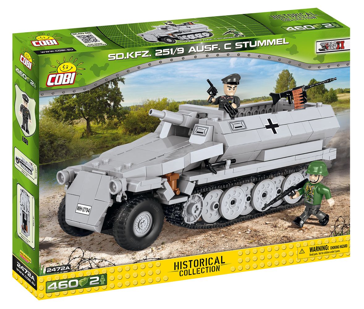 Cobi 2472A Sd.Kfz. 251/9 Ausf. C Stummel