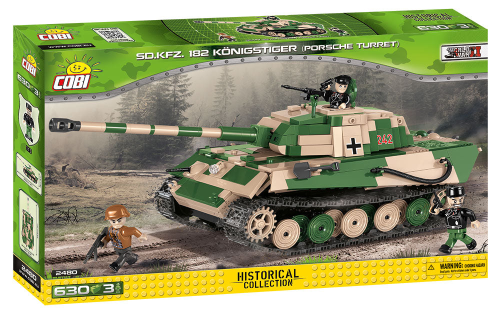 Cobi 2480 Sd.Kfz.182 Königstiger (Porsche Turret) (1/2018)