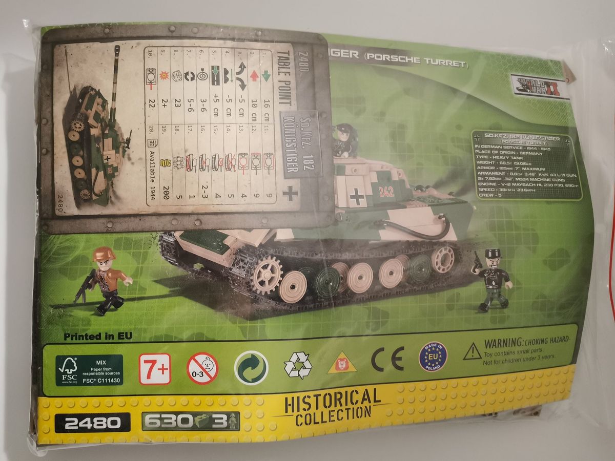 Cobi 2480 TIGER II PzKpfw VI B "Königstiger" (Version 2) gebraucht