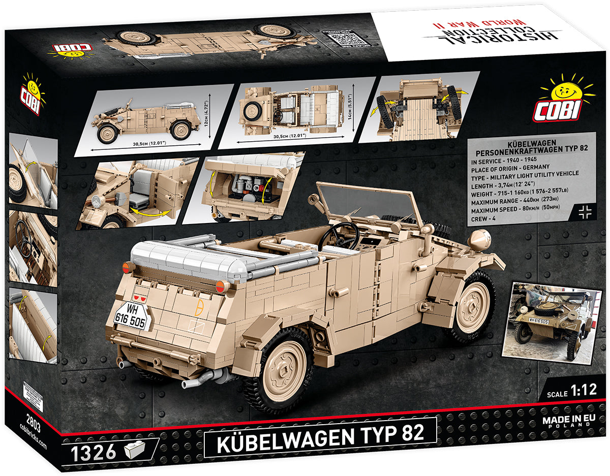 Cobi 2803 Kübelwagen (Personenkraftwagen Typ 82) 1:12