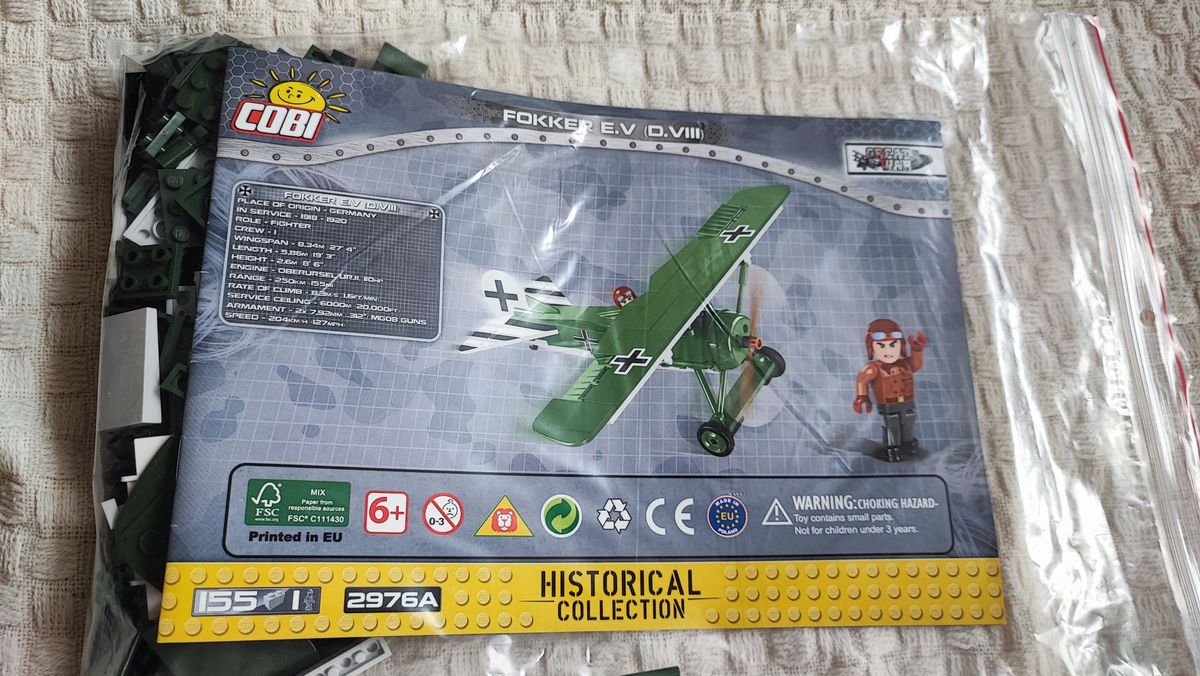 Cobi 2976A Fokker E.V (D.VIII) gebraucht