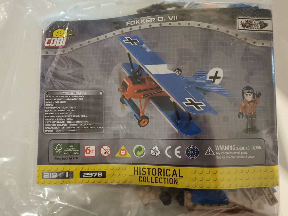 Cobi 2978 Fokker D,VII gebraucht