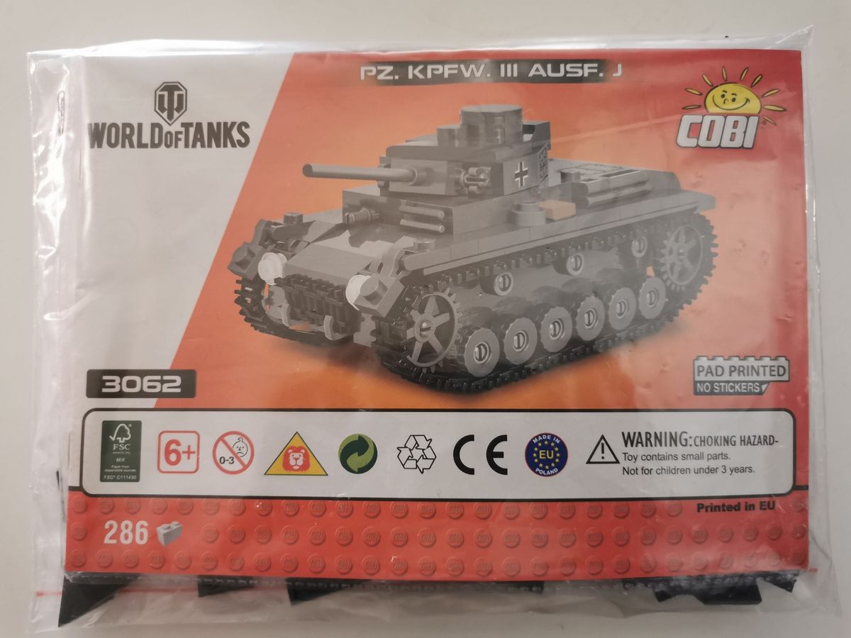 Cobi 3062 PZ. KPWF. III Ausf. J (1:48) (World of Tanks) gebraucht