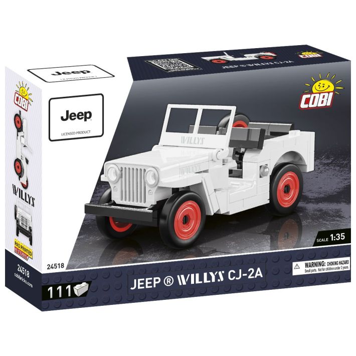 COBI 24518 JEEP WILLYS CJ-2A WHITE