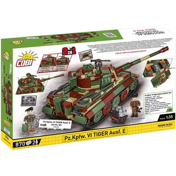 COBI 3124 PZKPFW VI TIGER AUSF.E