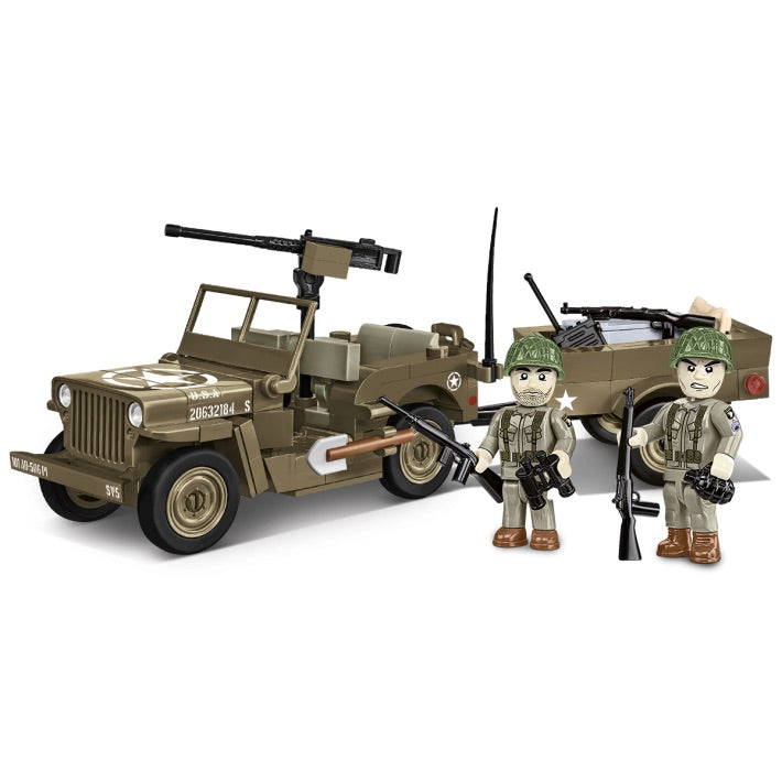 COBI 3132 WILLYS MB & TRAILER 200 KL.