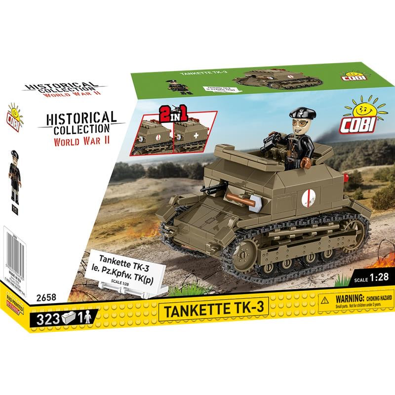 COBI 2658 TANKETTE TK-3/LE.PZKPFW TK 318 KL