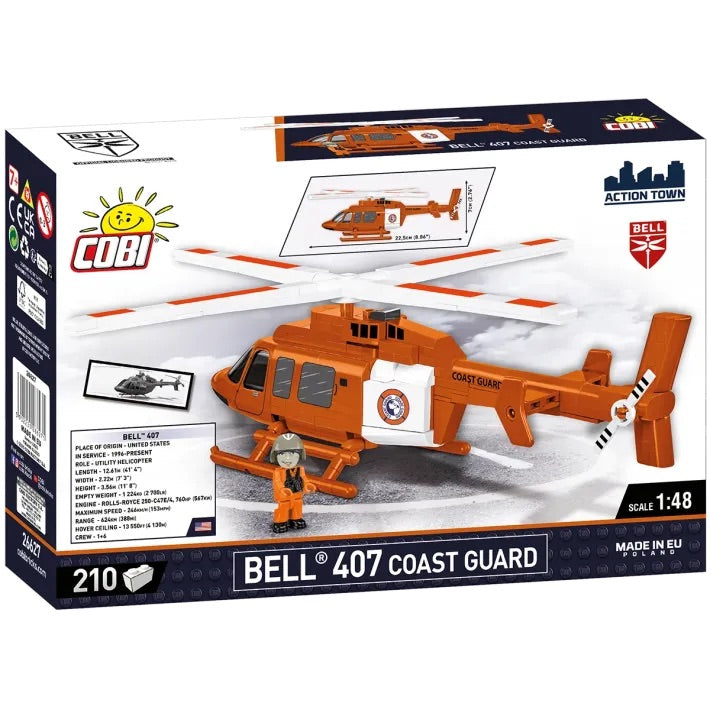 COBI 26627 BELL 407 - COAST GUARD scale 1:48