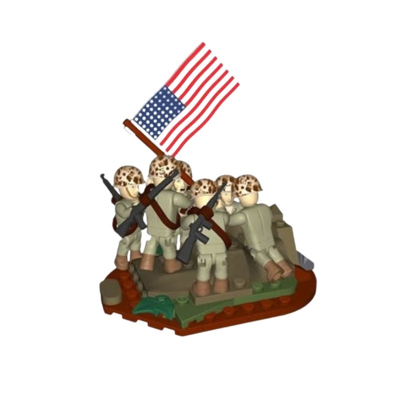 COBI 2059 AISING THE FLAG ON IWO JIMA