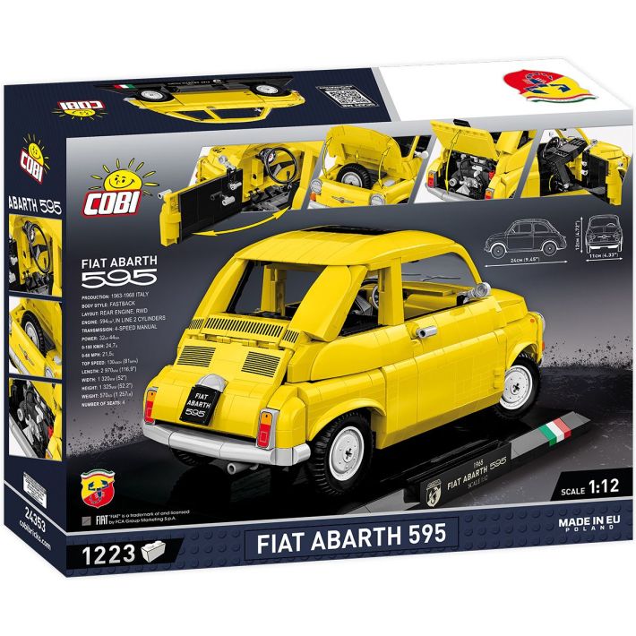 COBI 24353  1965 Fiat 500 Abarth Executive Edition