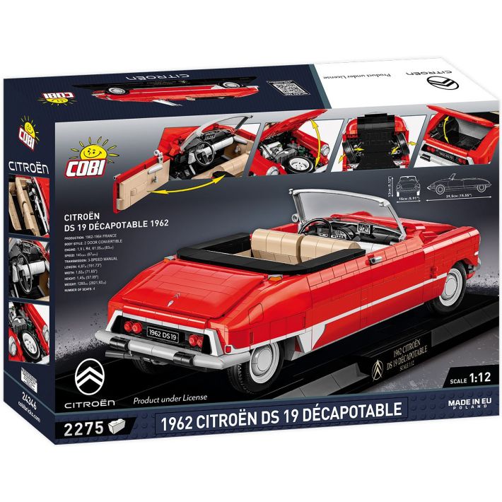 COBI 24346  Citroen DS 19 Décapotable 1962 - Executive Edition