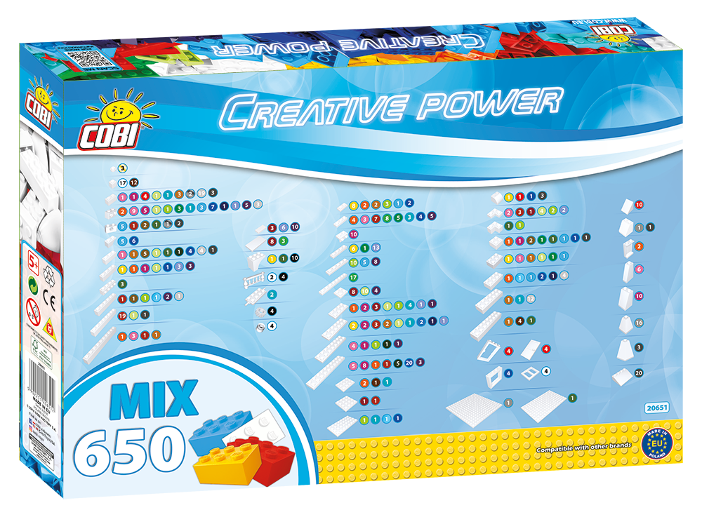 Cobi 20651 Creative Power 650 Mix