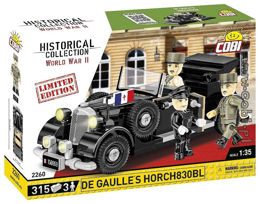 Cobi 2260 De Gaulle's Horch 830 BL Limited Edition