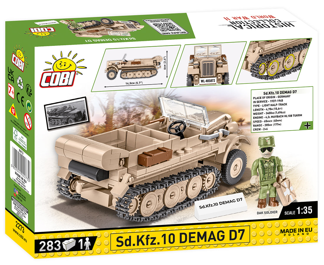 Cobi 2273 Sd.Kfz. 10 Demag D7