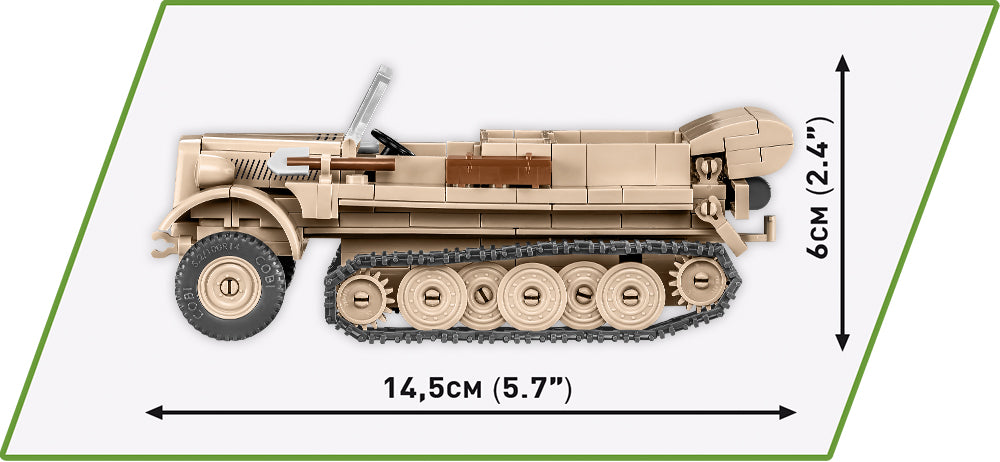 Cobi 2273 Sd.Kfz. 10 Demag D7