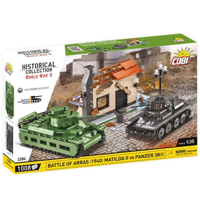 Cobi 2284 Batalla de Arras (1940) Panzer 38(t) y Matilda II