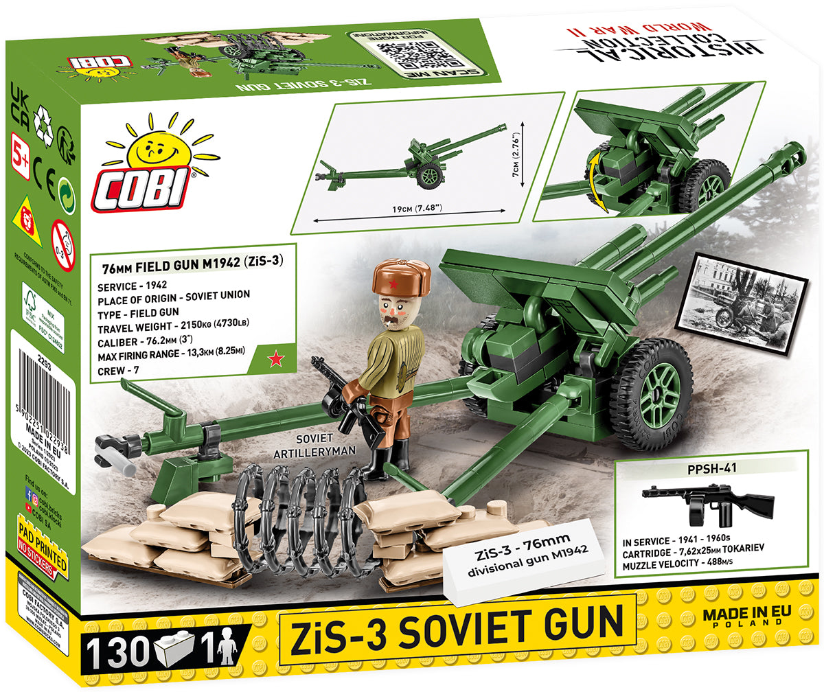 Cañón de división Cobi 2293 ZiS 3-76 mm M1942