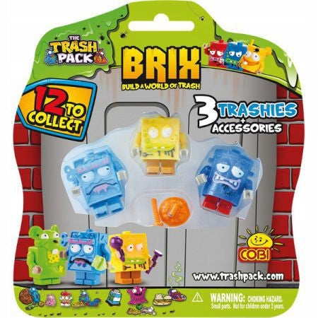 Cobi 6247 C Trash Pack - 3 figuras con accesorios