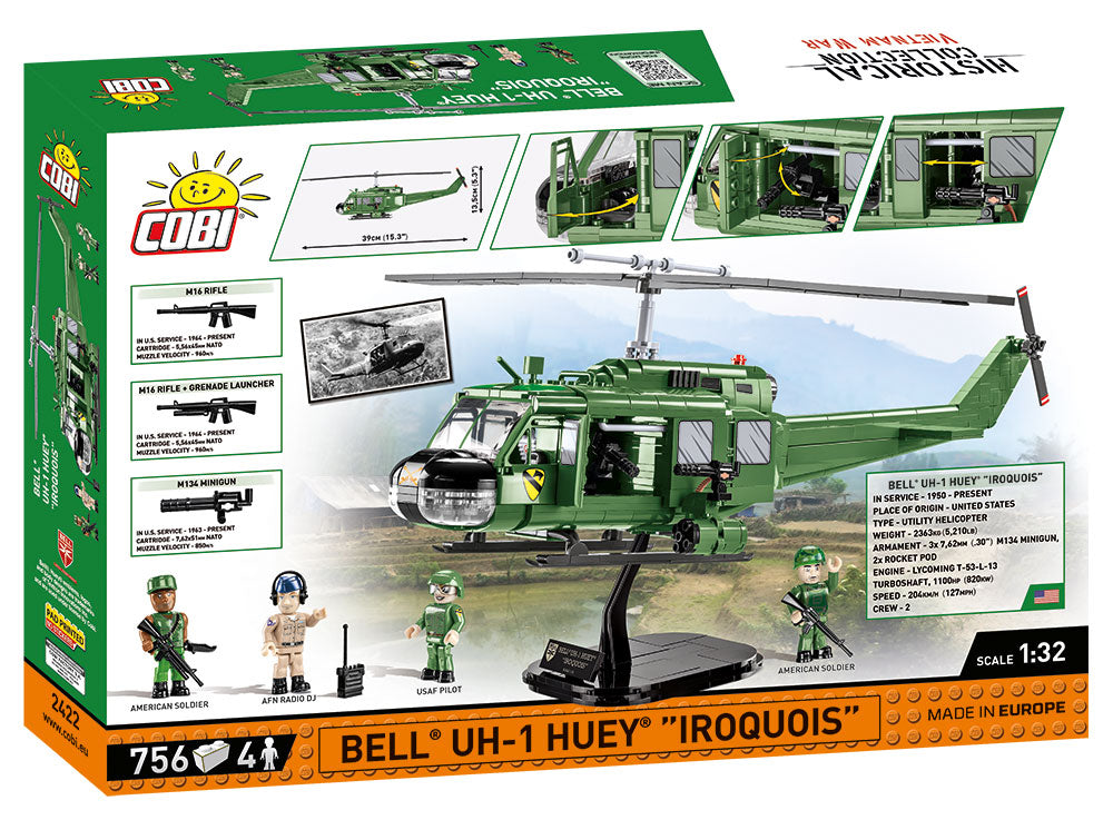 Cobi 2422 Bell UH-1 Huey Iroquois - Edición ejecutiva