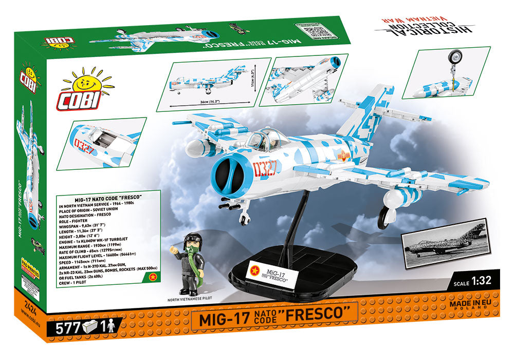 Cobi 2424 MIG-17 NATO code ”Fresco”