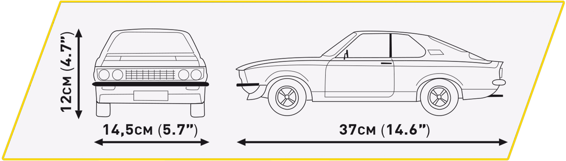 Cobi 24338 1970 Opel Manta A Executive Edition