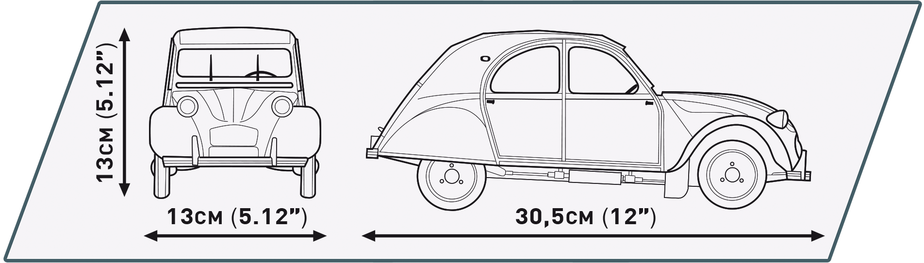 Cobi 24340 Citroen 2CV Charlston Executive Edition