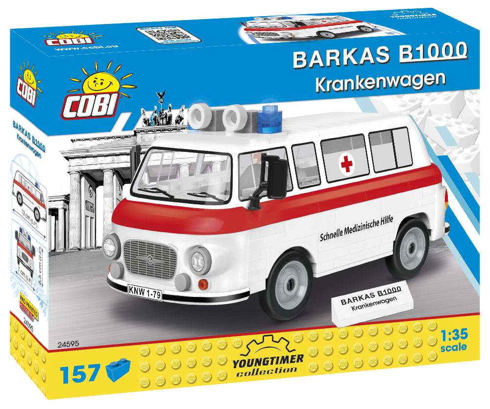 Cobi 24595 Barkas B1000 Krankenwagen