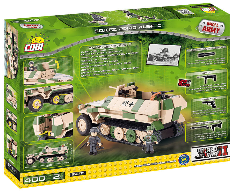 Cobi 2472 Sd.Kfz. 251/10 Version C (1/2017)