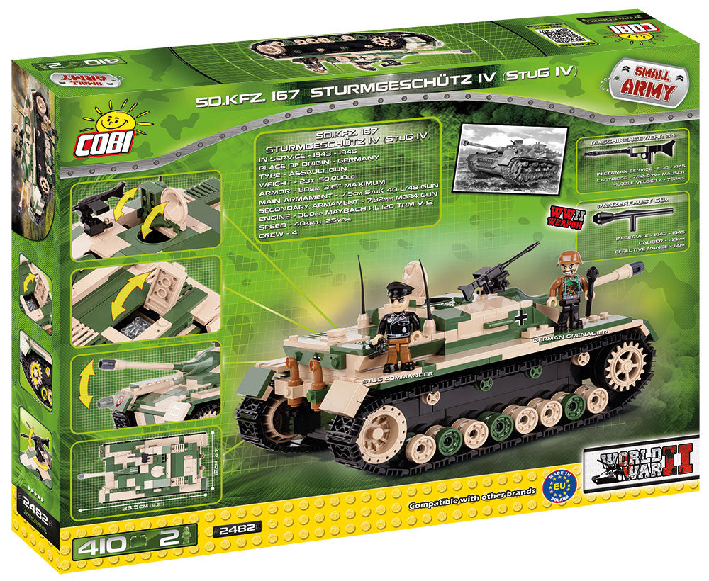 Cobi 2482 Sd.Kfz. 167 assault gun IV (StuG IV) (1/2016)