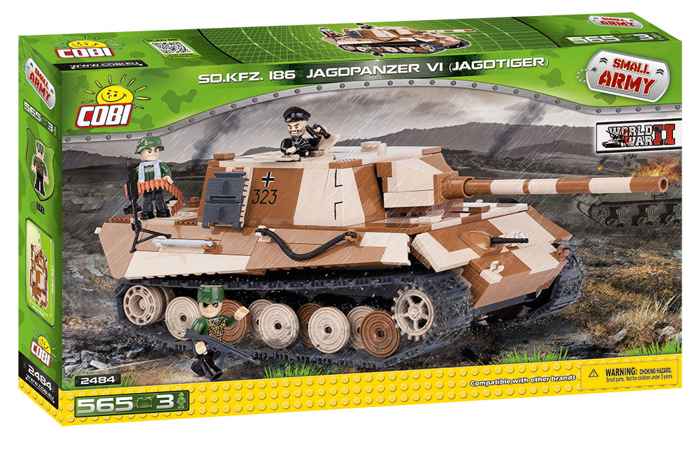 Cobi 2484 Sd.Kfz 186 Jagdpanzer VI (Jagdtiger) (1/2016)
