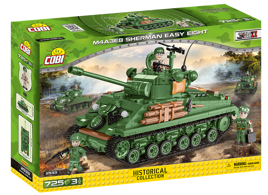 Cobi 2533 M4A3E8 Sherman (Easy Eight)