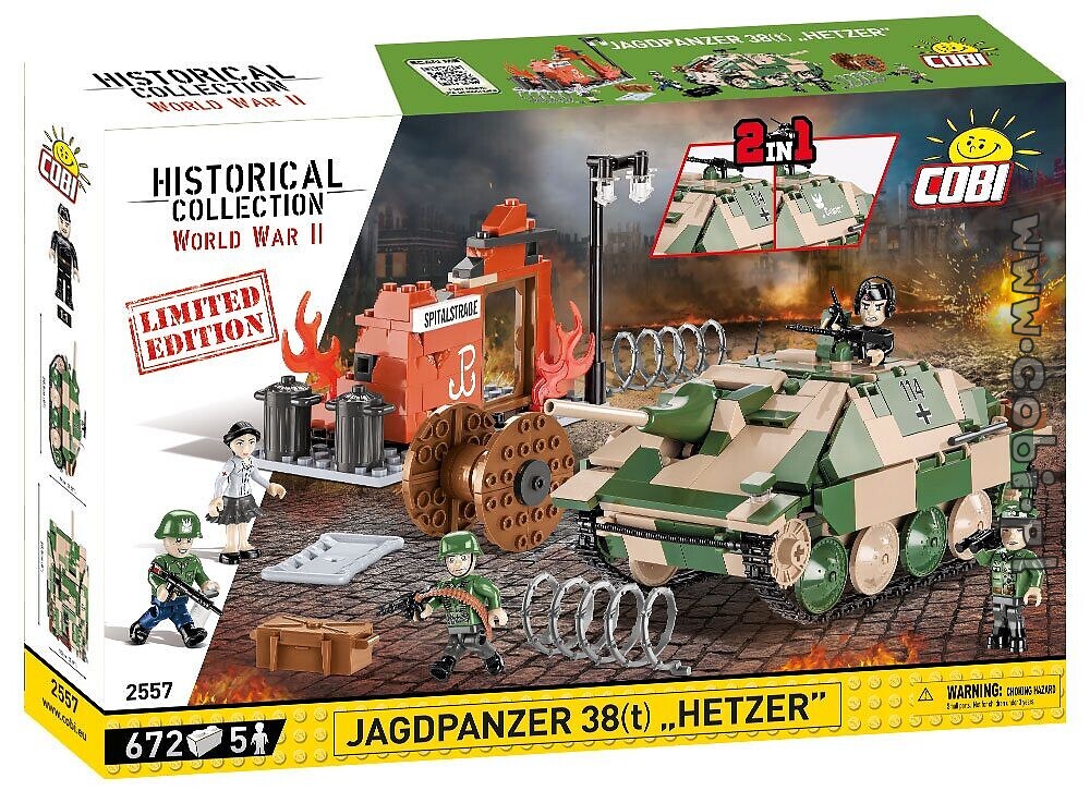 Cobi 2557 Jagdpanzer 38(t) Hetzer - Edición limitada
