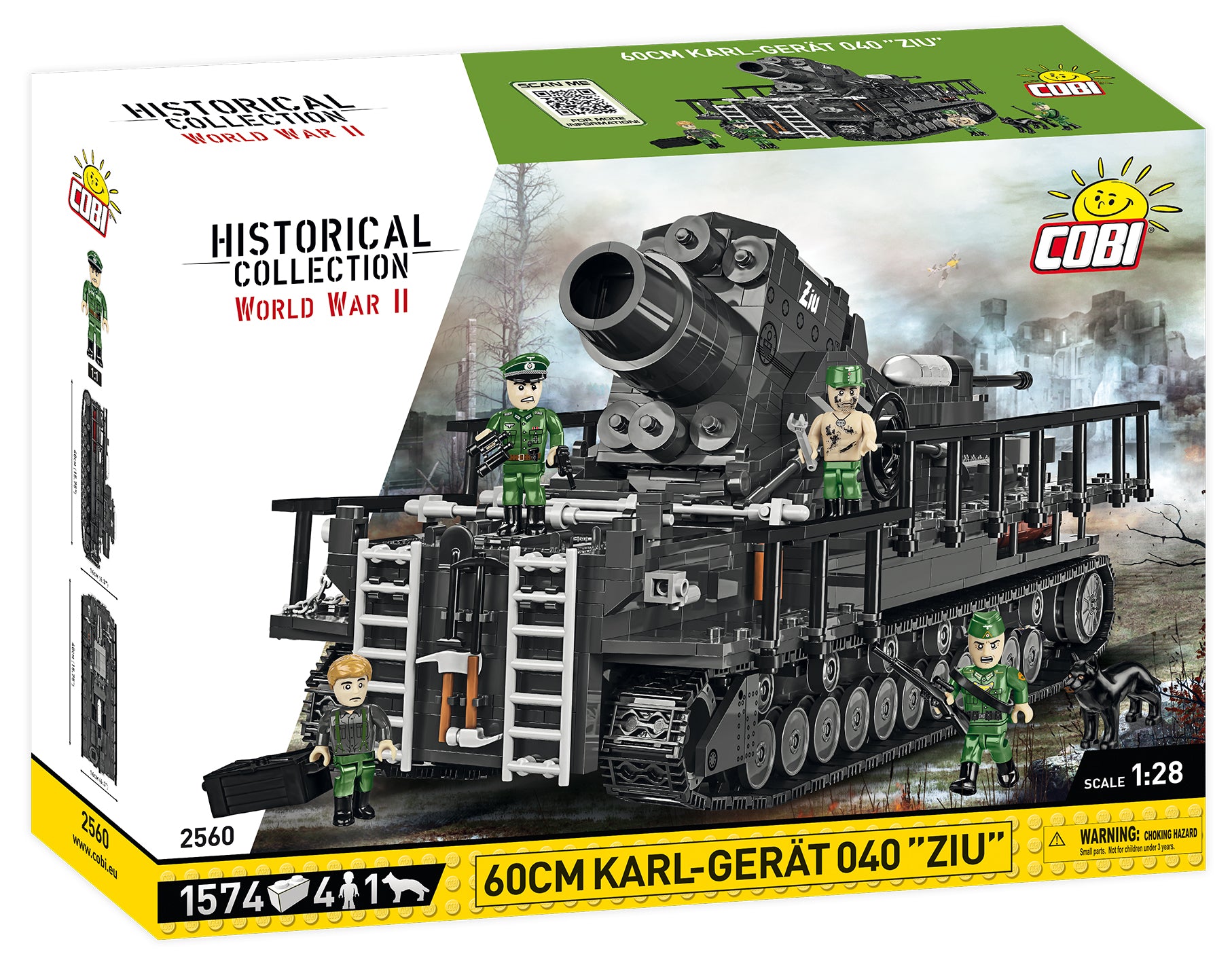 Cobi 2560 60CM Karl-Gerat 040 "ZIU" (STOCK B)