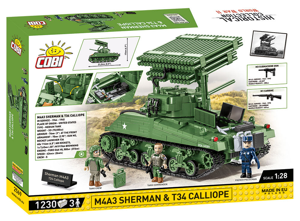 Cobi 2569 M4A3 Sherman &amp; T34 Calliope Edición Ejecutiva