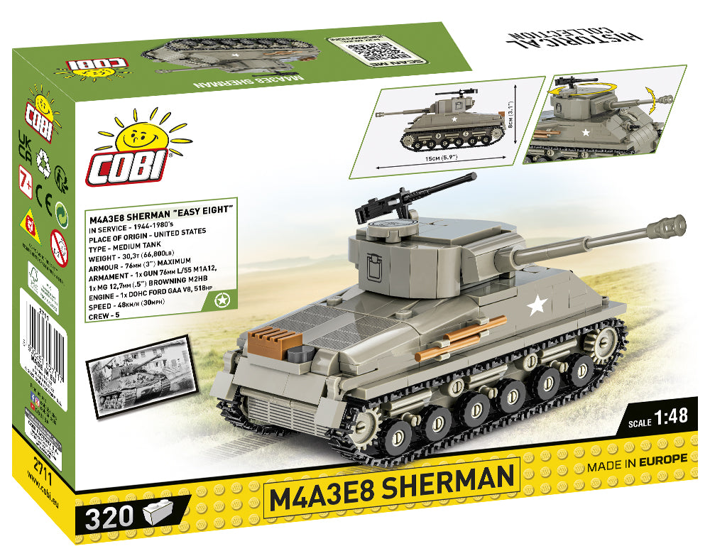 Cobi 2711 M4A3E8 Sherman (1:48)