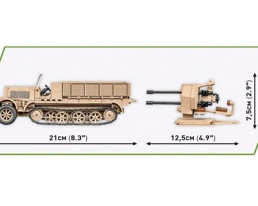 Cobi 2274 SD.KFZ.7/1 &amp; 2cm Flakvierling 38 Executive Edition