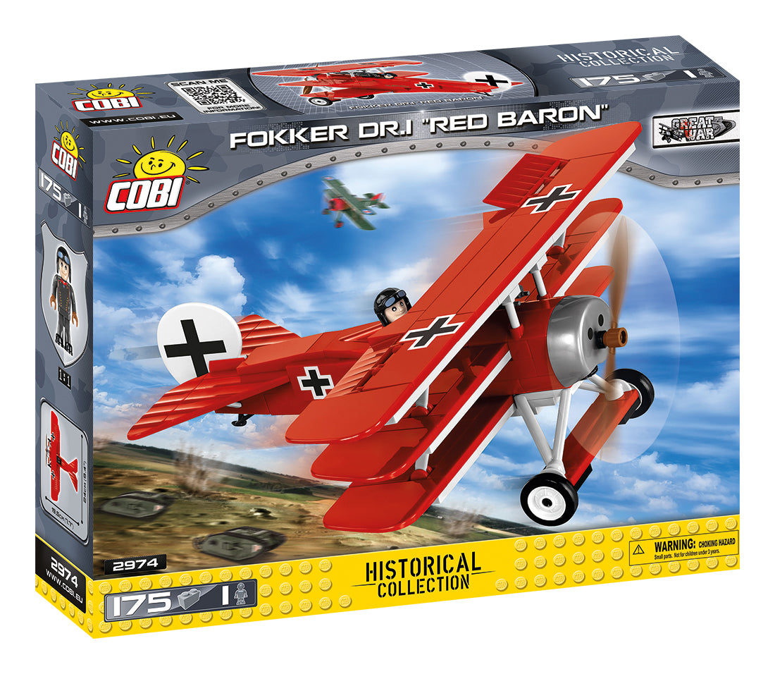 Cobi 2974 Fokker DR.I "Barón Rojo"