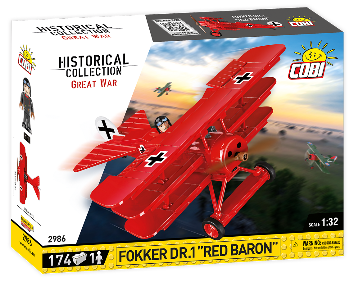 Cobi 2986 Fokker DR.1 Red Baron (B-STOCK)