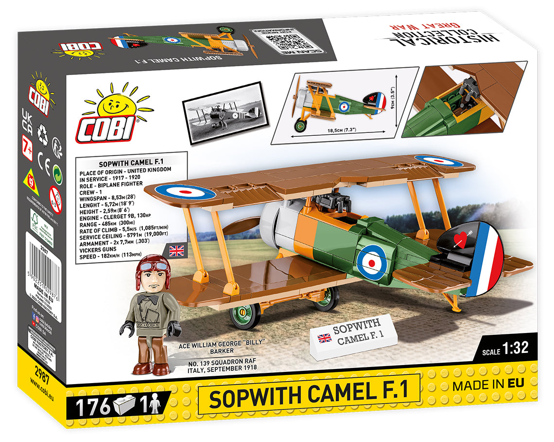 Cobi 2987 Sopwith Camel F.1(B-WARE)
