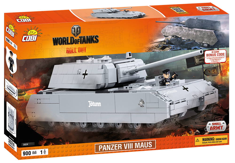 Cobi 3024 Panzer VIII Mouse (1st version) (World of Tanks)