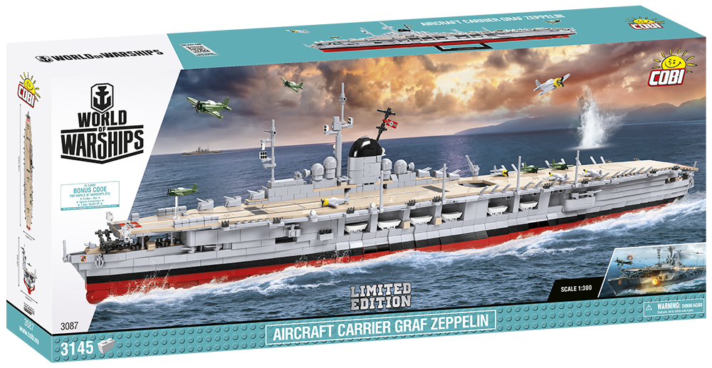 Cobi 3087 Aircraft Carrier Graf Zeppelin LIMITED Edition
