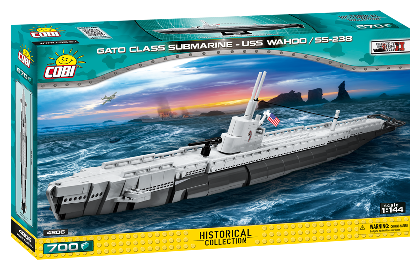 Cobi 4806 Gato Class Submarine - USS Wahoo / SS-238