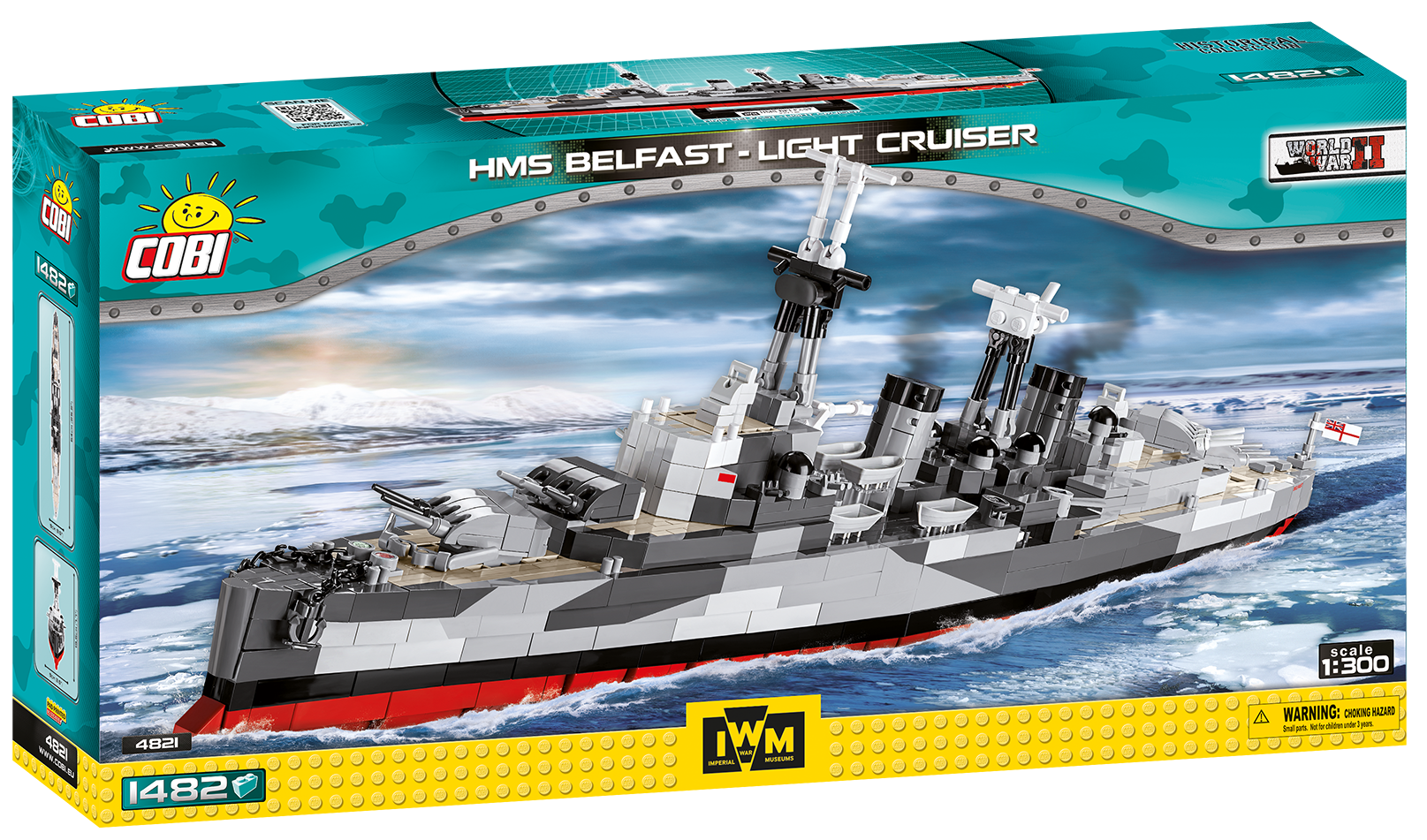 Cobi 4821 HMS Belfast - Light Cruiser